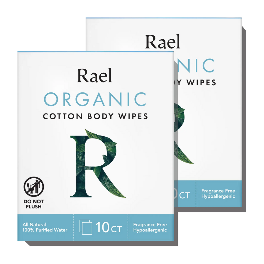 Organic Cotton Body Wipes - 2 Pack O1