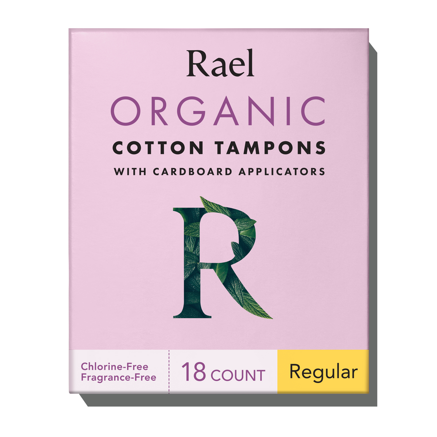 Regular Cardboard Applicator Tampons Made With Organic Cotton X5